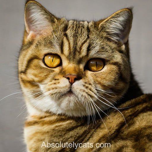 British Yellow Tabby Cat