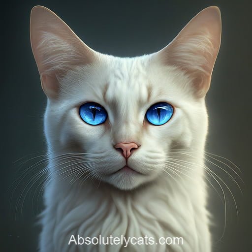 Blue-Eyed White Turkish Van Cats