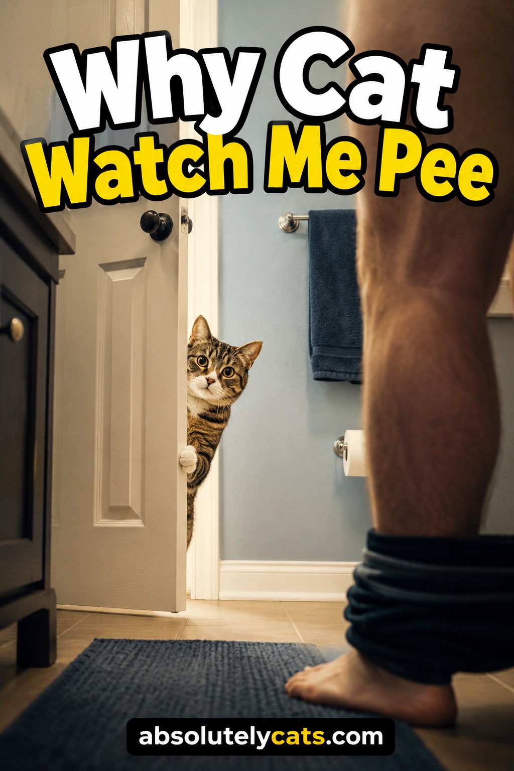 Why Cat Watch Me Pee