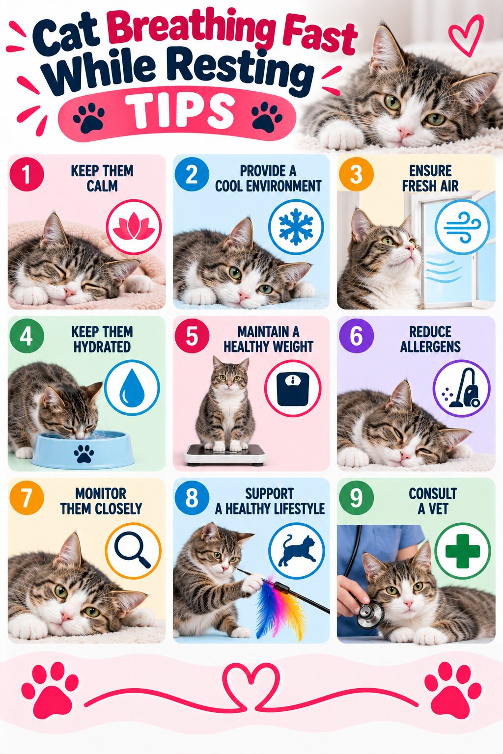 Cat Breathing Fast While Resting Tips
