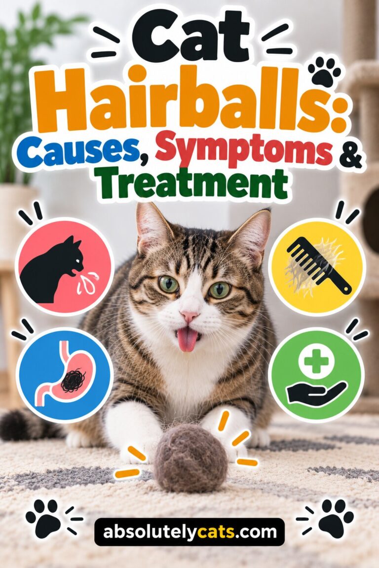 Cat Hairballs: Causes, Symptoms, Treatment, and Prevention