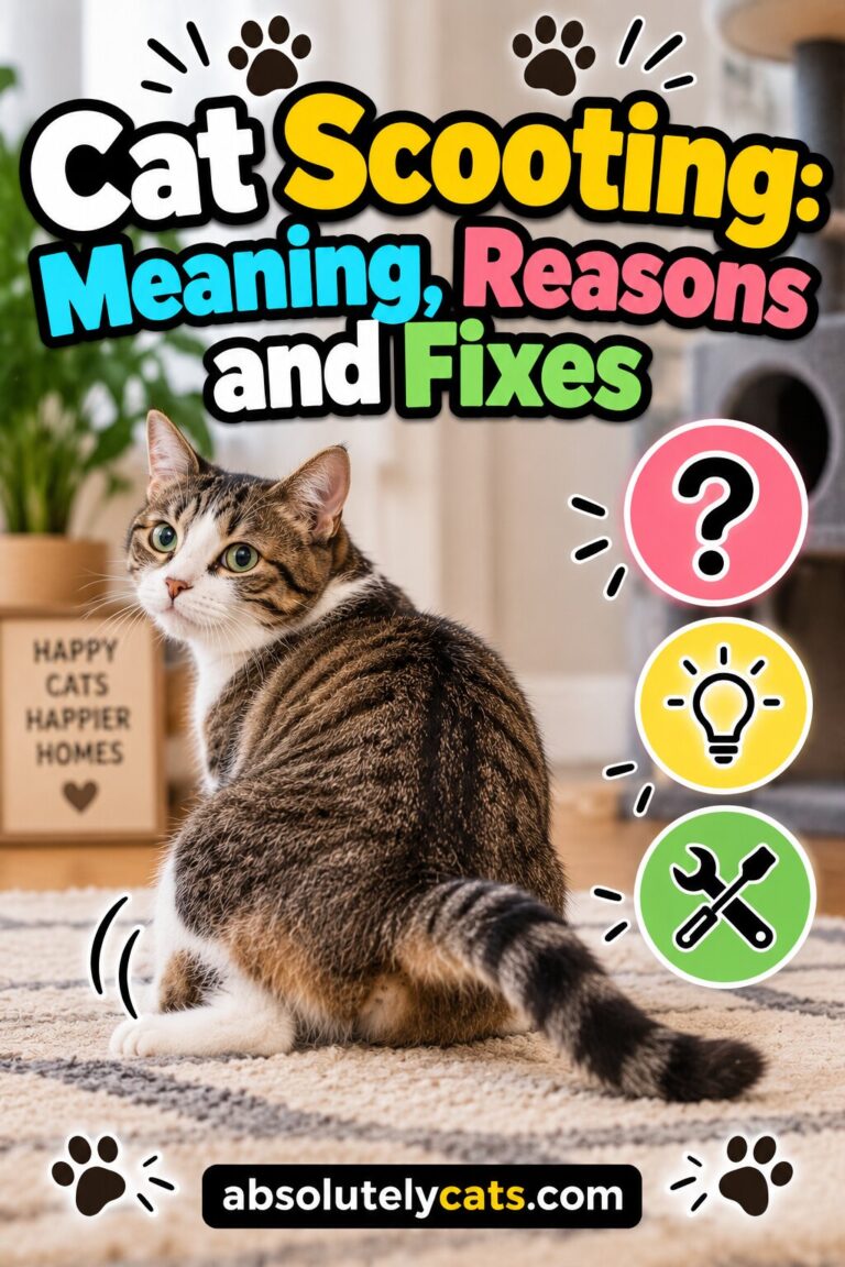 Cat Scooting After Pooping