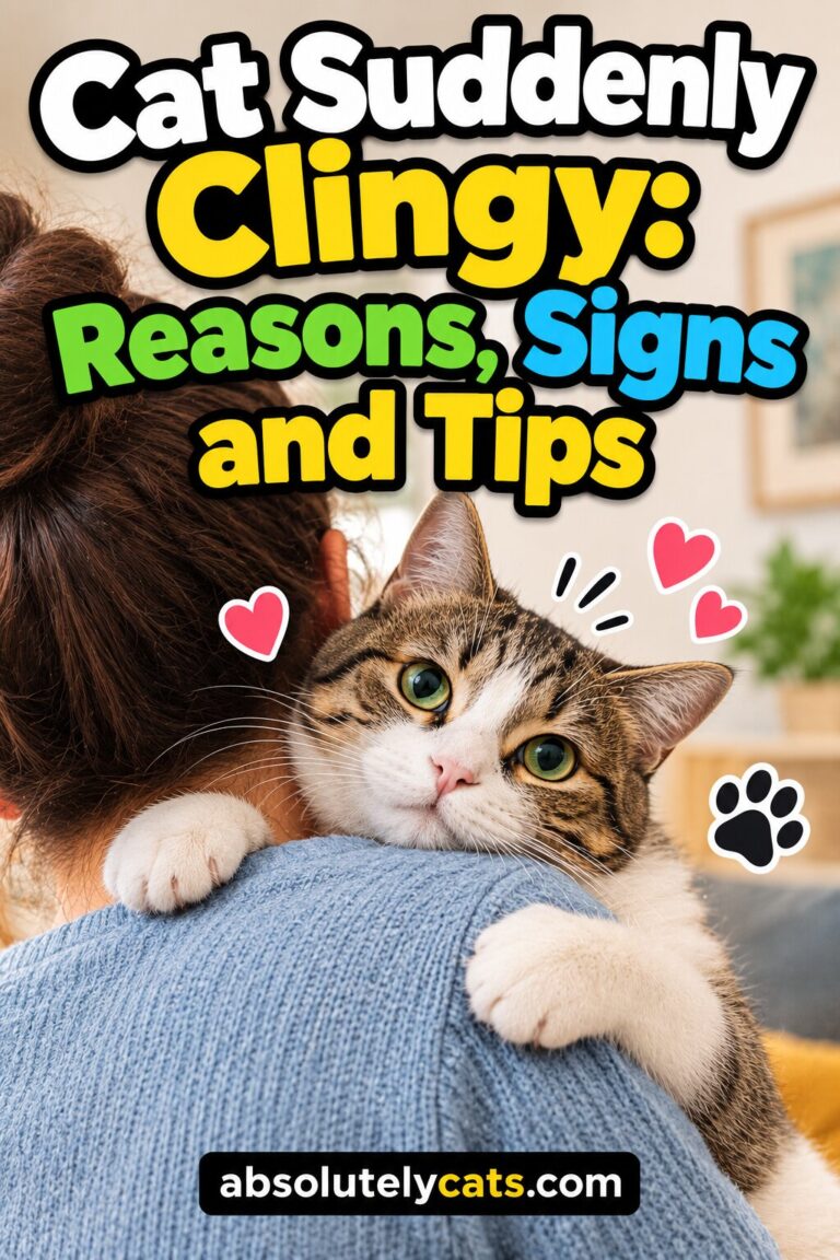 Cat Suddenly Clingy