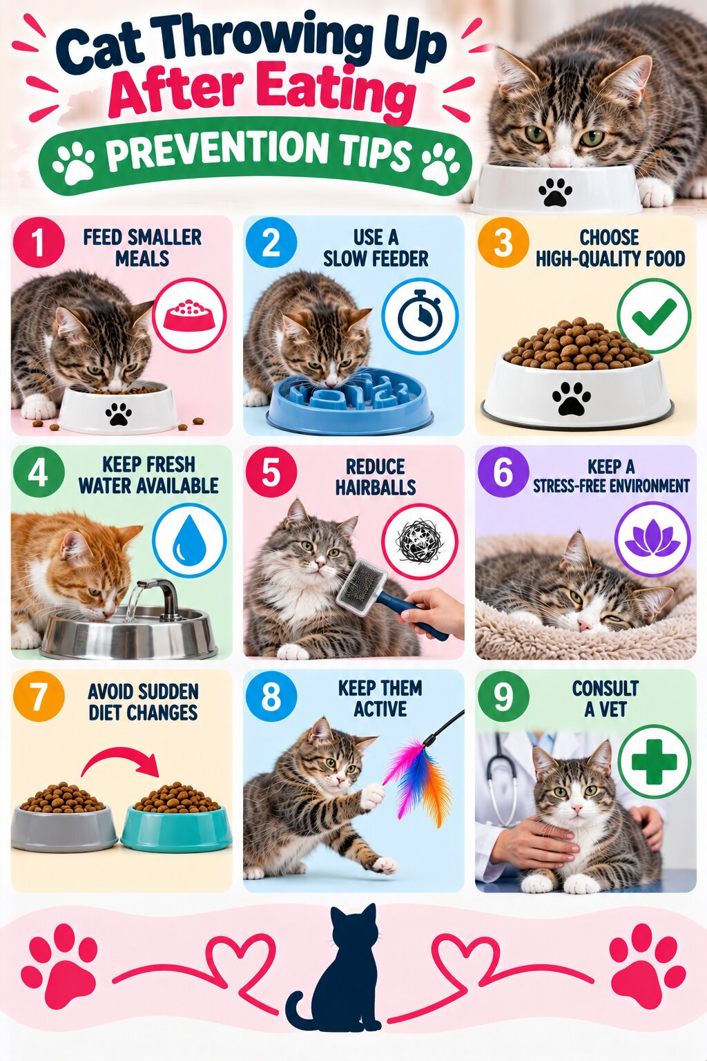 Cat Throwing Up After Eating Prevention Tips