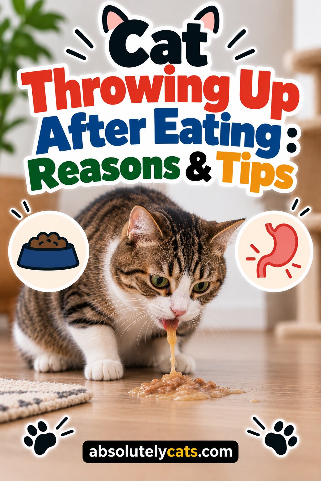 Cat Throwing Up After Eating