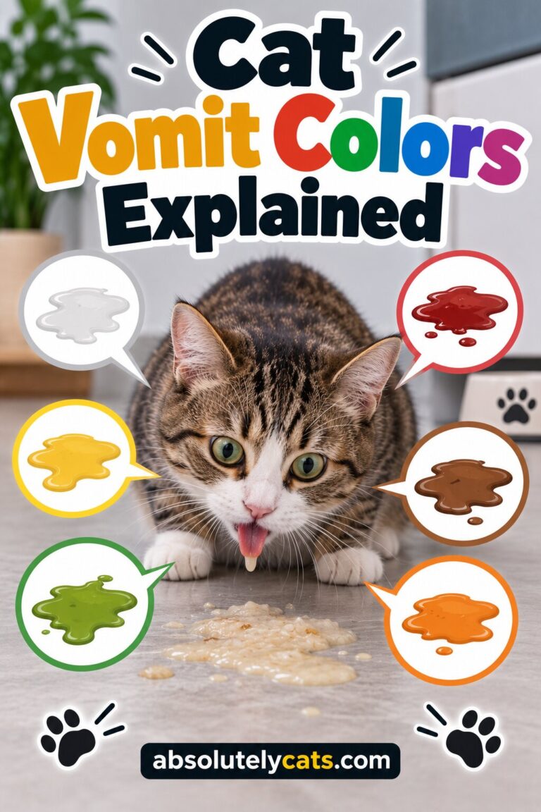 Cat Vomit Colors Explained